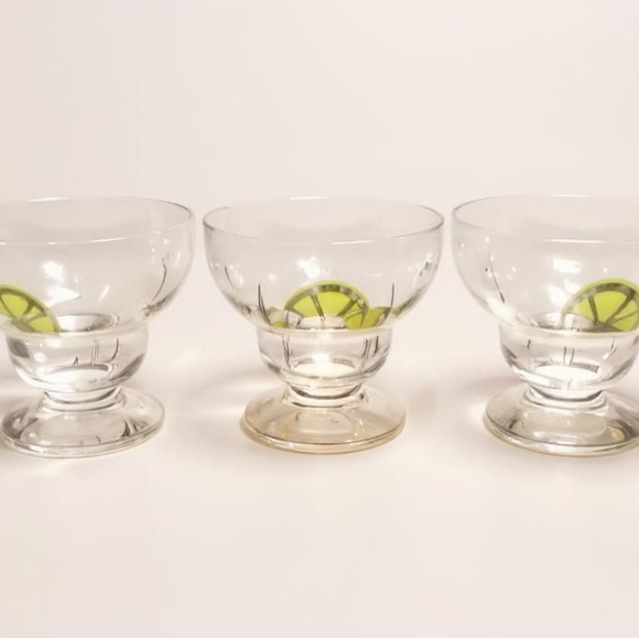 Mudpie 6-NWT Footed Stemless Margarita Recipe Clear Glass 4" Tall x 5" Diameter. - Picture 2 of 10